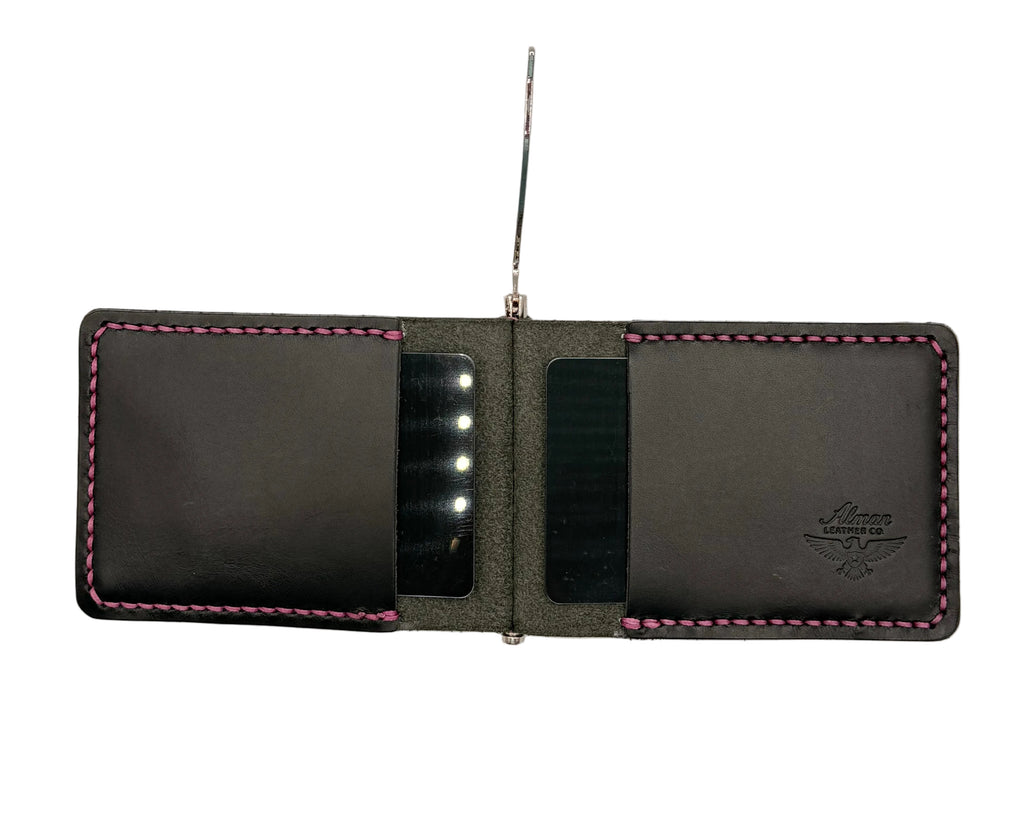 Money Clip Leather Wallet