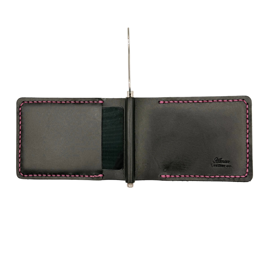 Money clip wallet black