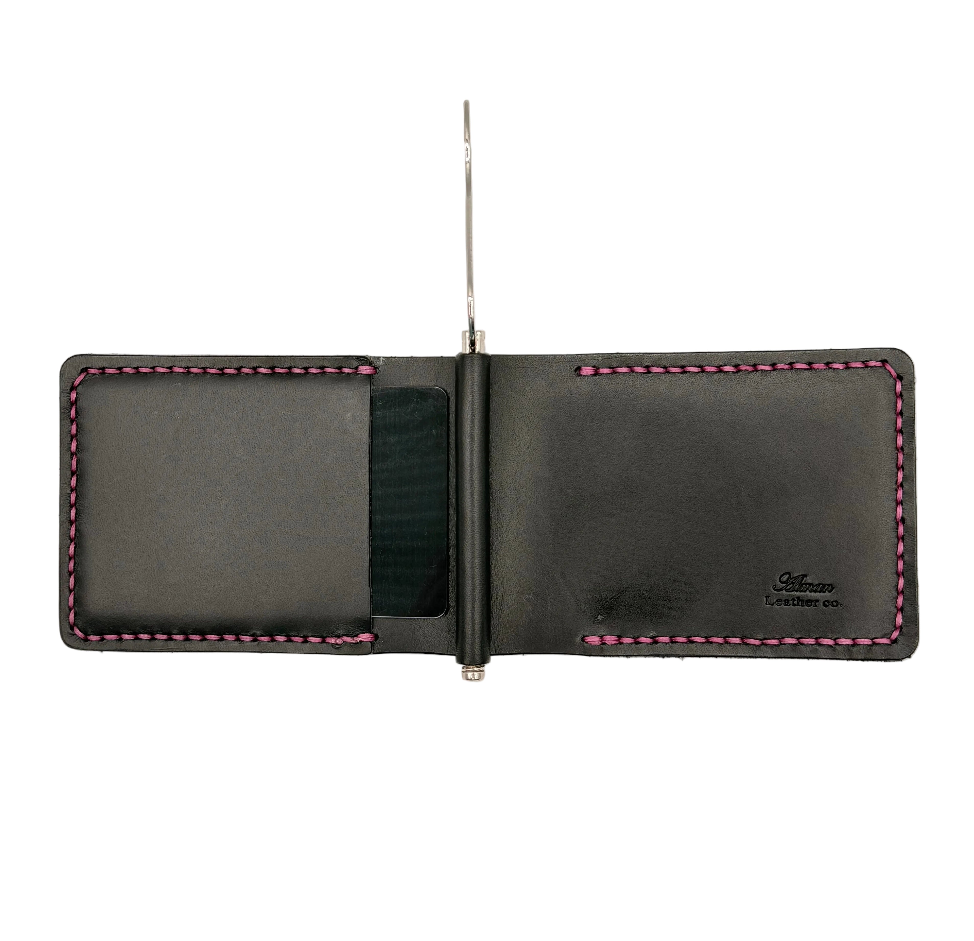 Money clip wallet black