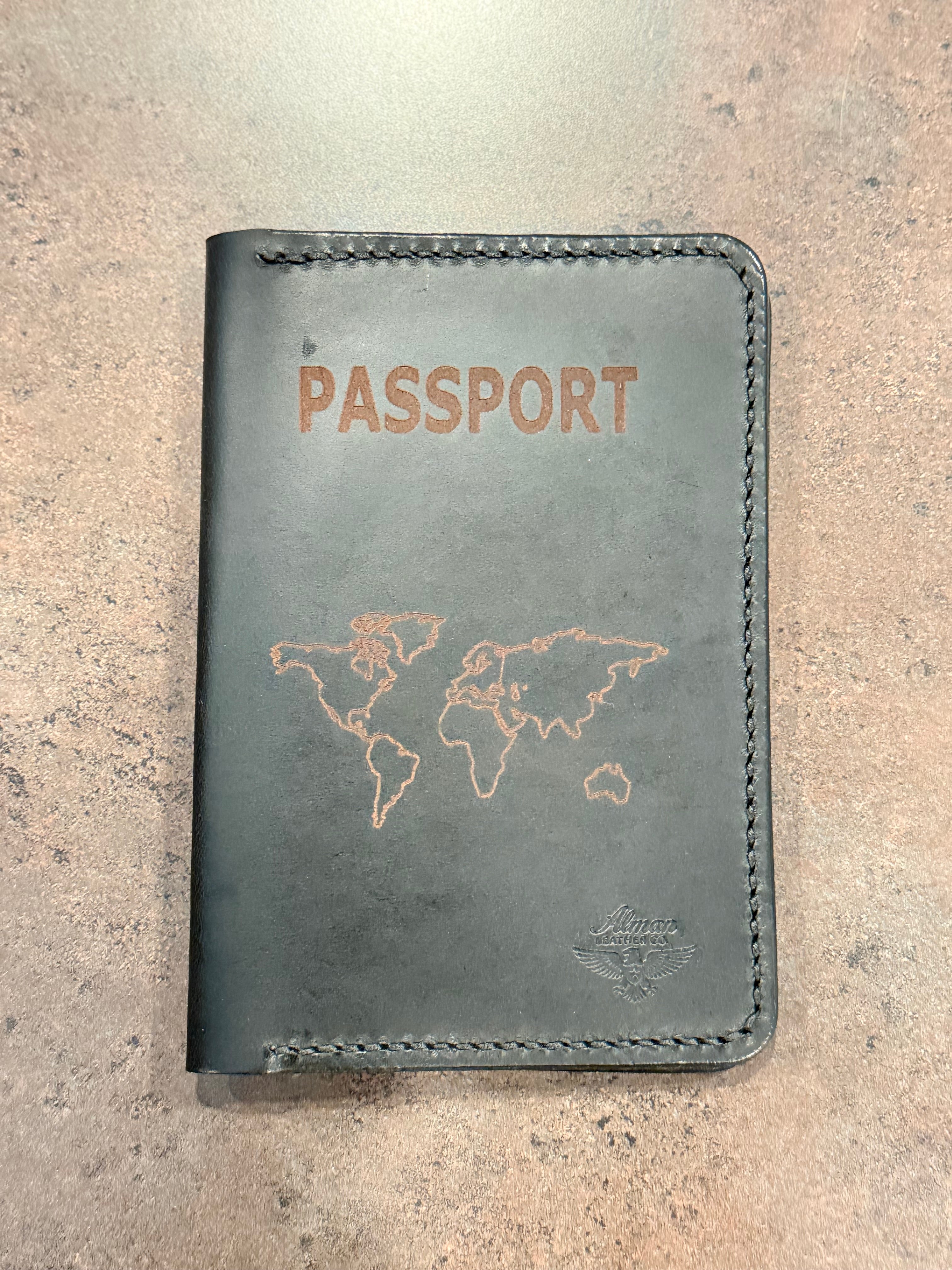 The Wanderlust Passport Wallet | Hand-Stitched Italian Leather.